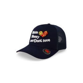 Gorra Problematic Money Love Trucker Azul Unitalla