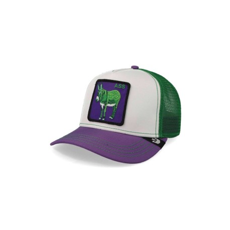 Gorra Goorin Bros 101-1012 Donkey Trip Tricolor Blanco Unitalla