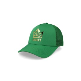 Gorra All In Chavez Golden Verde Trucker Unitalla