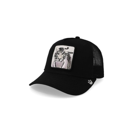Gorra Goorin Bros Trucker Silver Tiger Negro Unitalla