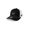 Gorra Hooey Cowboy5 Panel Trucker Square Patch Negro Unitalla