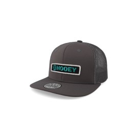 Gorra Hooey Lockup Grey 6 Panel Trucker Gris Unitalla