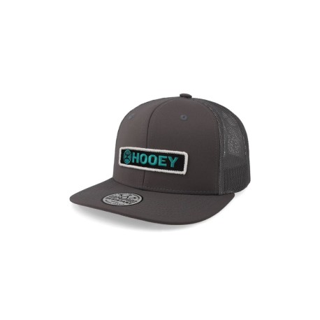Gorra Hooey Lockup Grey 6 Panel Trucker Gris Unitalla