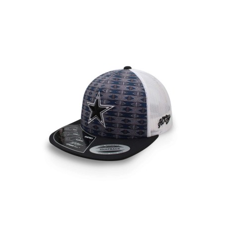 Gorra Hooey Snapback Hybrid Star Trucker Azul Marino/Blanco Unitalla