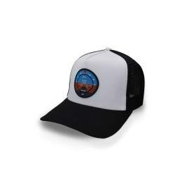 Gorra All In Horizonte White Vic Negro Trucker Blanco Unitalla