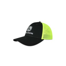 Gorra John Deere LP73363 Trucker Negro/Amarillo Unitalla