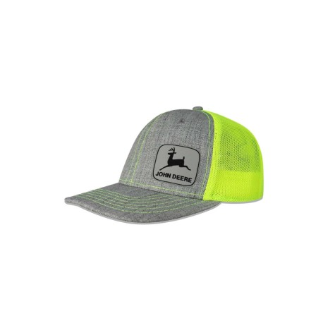 Gorra John Deere LP73366 Trucker Gris/Amarillo Unitalla