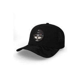 Gorra All In Turn Cordinador Camo Trucker Negro Unitalla