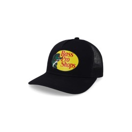Gorra Bass Pro Shop Canoe Trucker Negro Unitalla