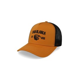 Gorra Cara Blanca  Cb01 2022 Bordado Trucker Mostaza Unitalla