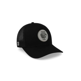 Gorra Cara Blanca Cb05 Silicon Wht Trucker Negro Unitalla