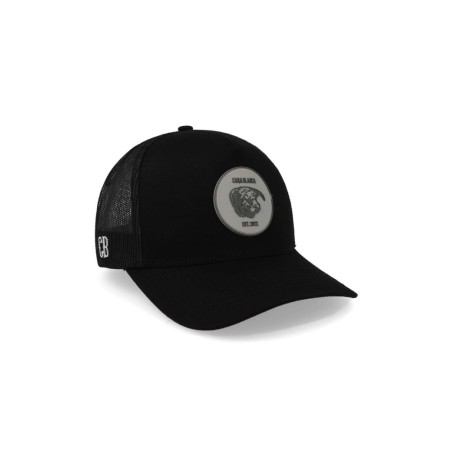 Gorra Cara Blanca Cb05 Silicon Wht Trucker Negro Unitalla
