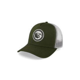 Gorra Cara Blanca Cb06 Silicon Wht Trucker Olivo Unitalla