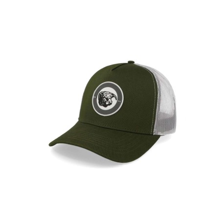 Gorra Cara Blanca Cb06 Silicon Wht Trucker Olivo Unitalla