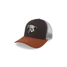 Gorra Cara Blanca Cb07 Cow Visor Suede Trucker Gris Unitalla