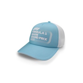 Gorra Formula 1 Trucker Miami Azul Pastel Unitalla